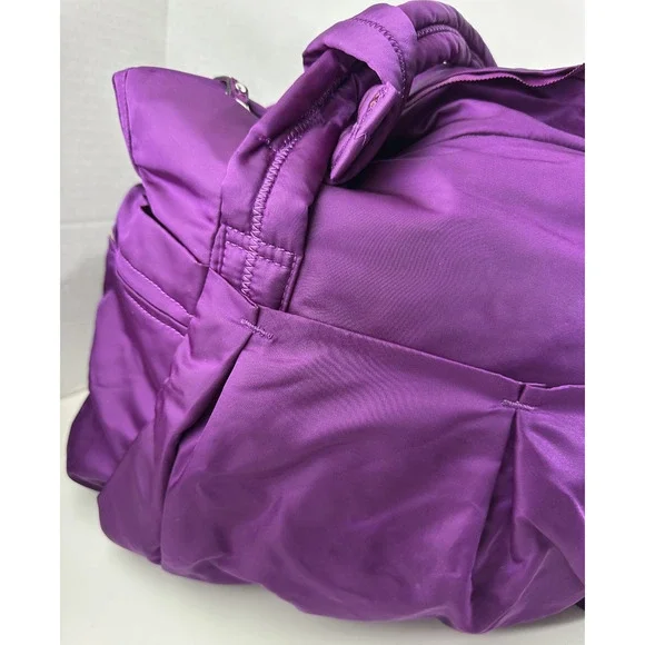 Lululemon Triumph Raspberry Gym School Diaper Duffle Bag *NO Crossbody Strap - Picture 9 of 16